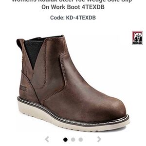 Kodiak Women's Brown Slip-On Work Boot